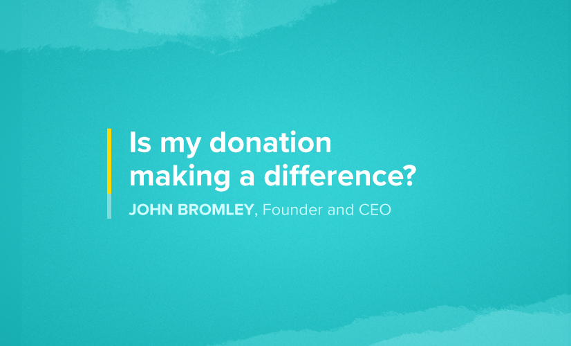 Watch: Is my donation making a difference?